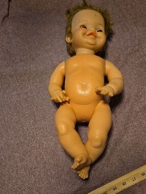 Classic Blonde-Haired Baby Doll in Tan Body